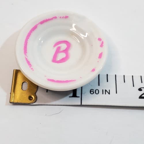 Vtg 90's Barbie White Pink Silver 11 Piece Kitchenware Frames Glasses Accessory - Thumbnail 12