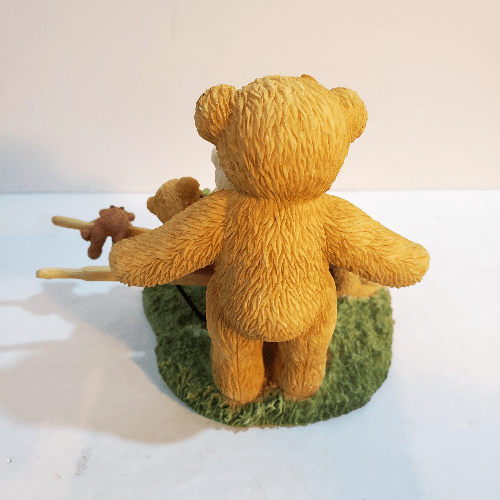 Vtg 2002 Cherished Teddies Ellie Friends Lift You Up Radio Flyer Wagon Figurine - Thumbnail 4