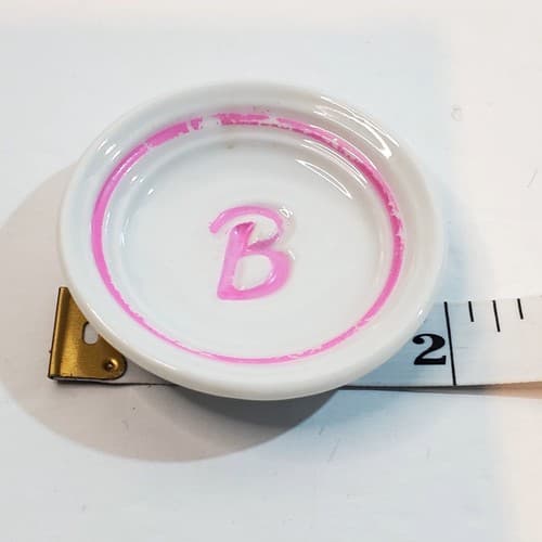 Vtg 90's Barbie White Pink Silver 11 Piece Kitchenware Frames Glasses Accessory - Thumbnail 7