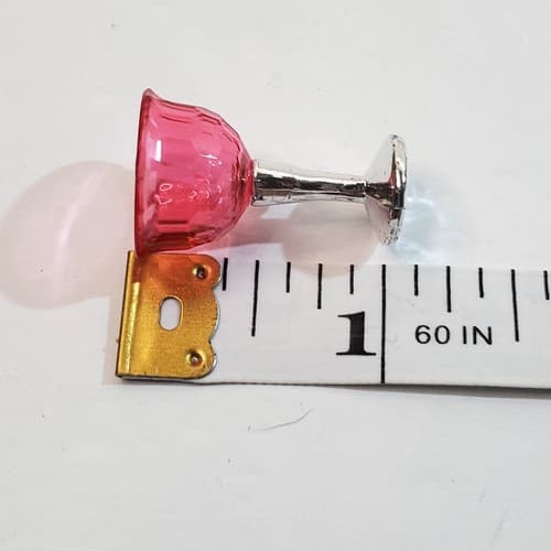 Vtg 90's Barbie White Pink Silver 11 Piece Kitchenware Frames Glasses Accessory - Thumbnail 11