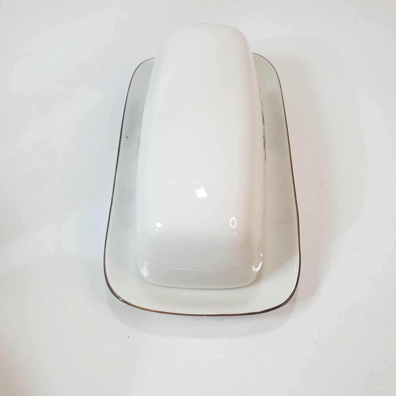 Woodhill by Citation Covered Butter Dish Discontinued Pattern Porcelain Flowers - Thumbnail 3