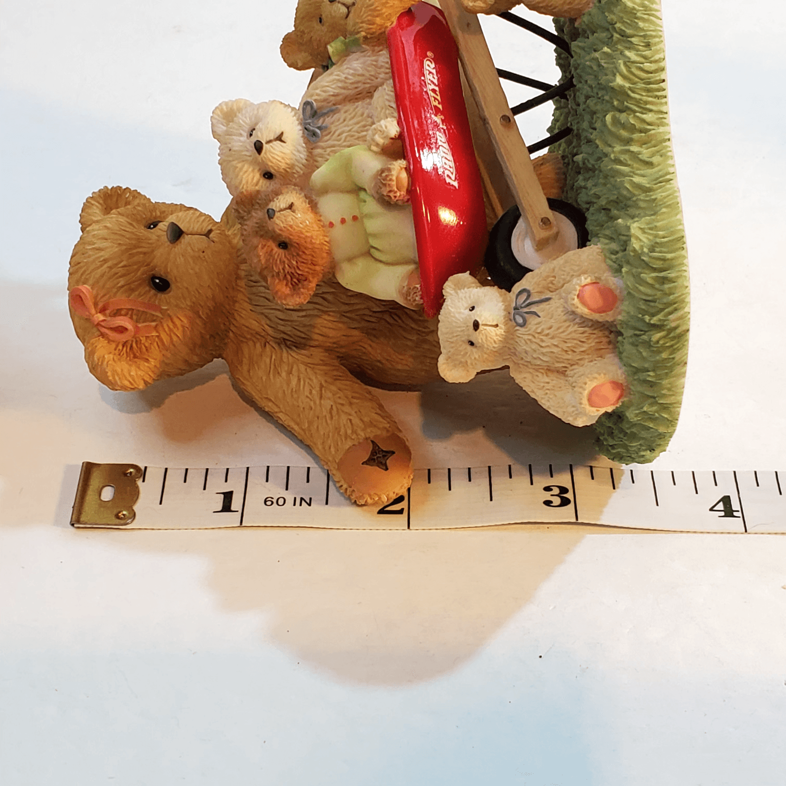 Vtg 2002 Cherished Teddies Ellie Friends Lift You Up Radio Flyer Wagon Figurine - Thumbnail 10