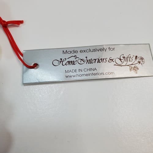 Home Interiors & Gifts Poly Clay Spotted Dalmatian Dog Christmas Ornaments NWT - Thumbnail 4