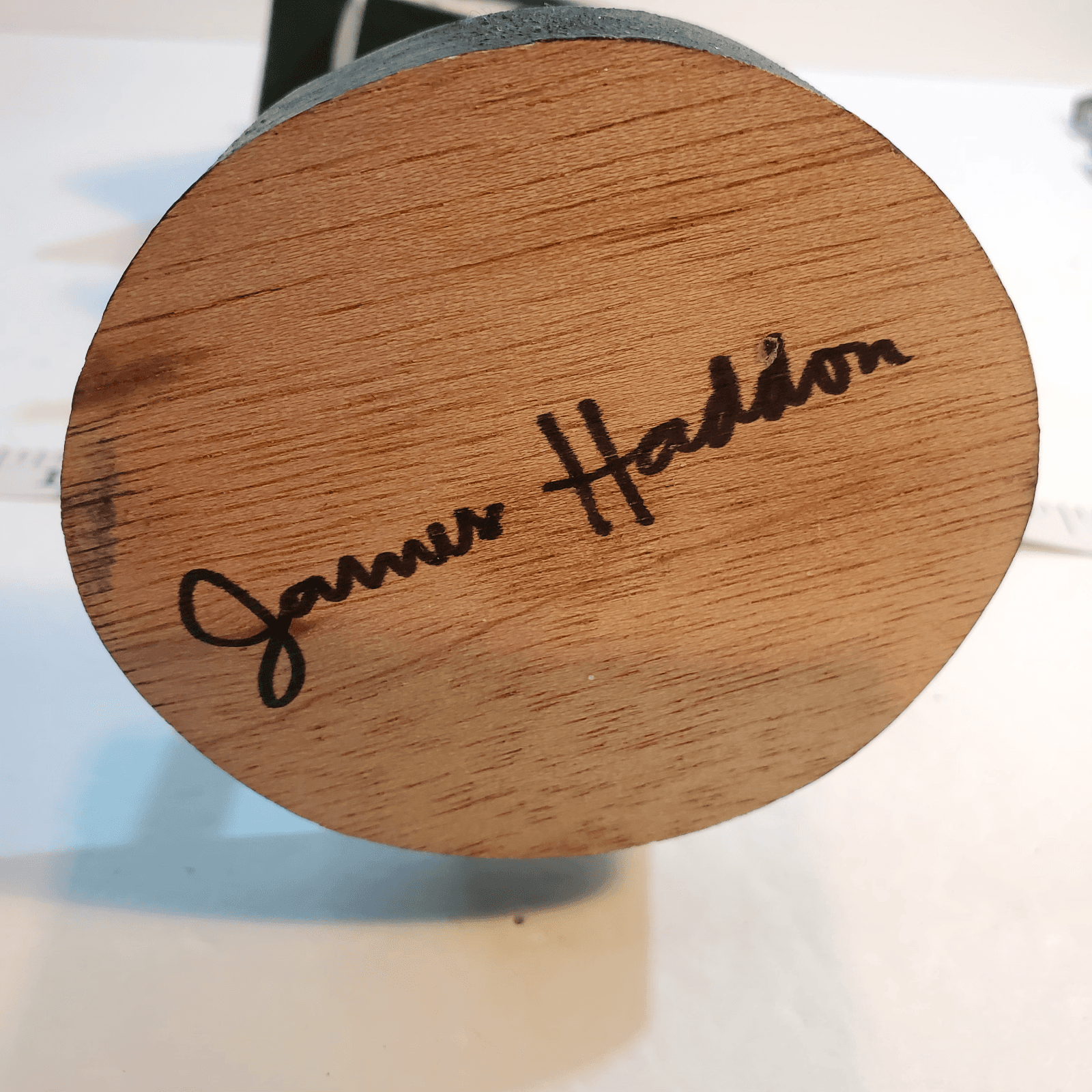 James Haddon Signed Hand Carved Hand Painted Folk Art Angel Birdhouse on Stand - Thumbnail 12