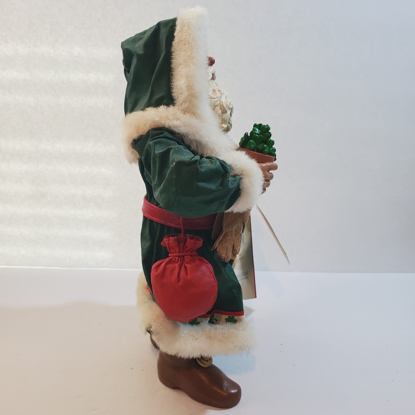 Vintage 2001 Clothtique Possible Dreams A Gift Of Green Christmas Figurine - Thumbnail 8
