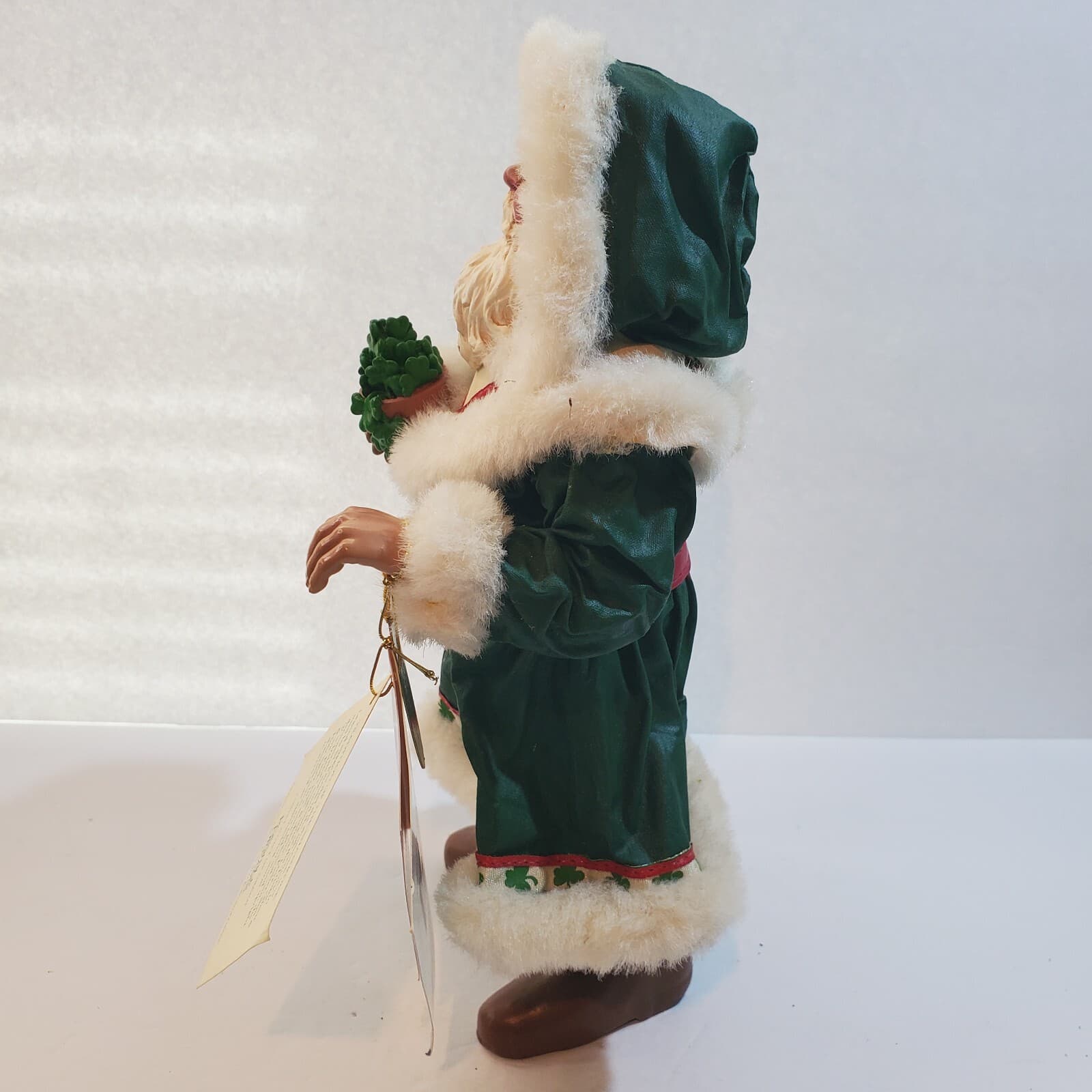 Vintage 2001 Clothtique Possible Dreams A Gift Of Green Christmas Figurine - Thumbnail 6