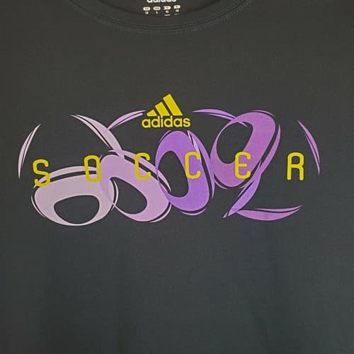 Adidas Women’s Black Soccer T-Shirt Climalite Large Performance Tee Activewear - Thumbnail 5