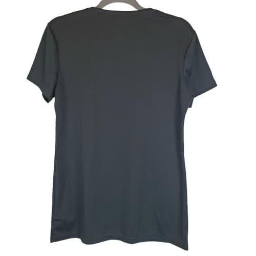 Adidas Women’s Black Soccer T-Shirt Climalite Large Performance Tee Activewear - Thumbnail 2