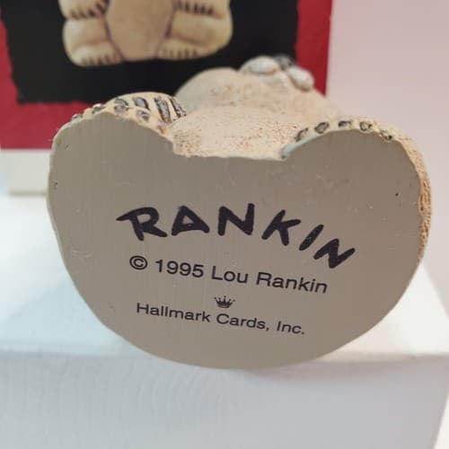 Vtg Hallmark Keepsake Christmas Ornament Lou Rankin Bear 1995 Collectable Gift - Thumbnail 6