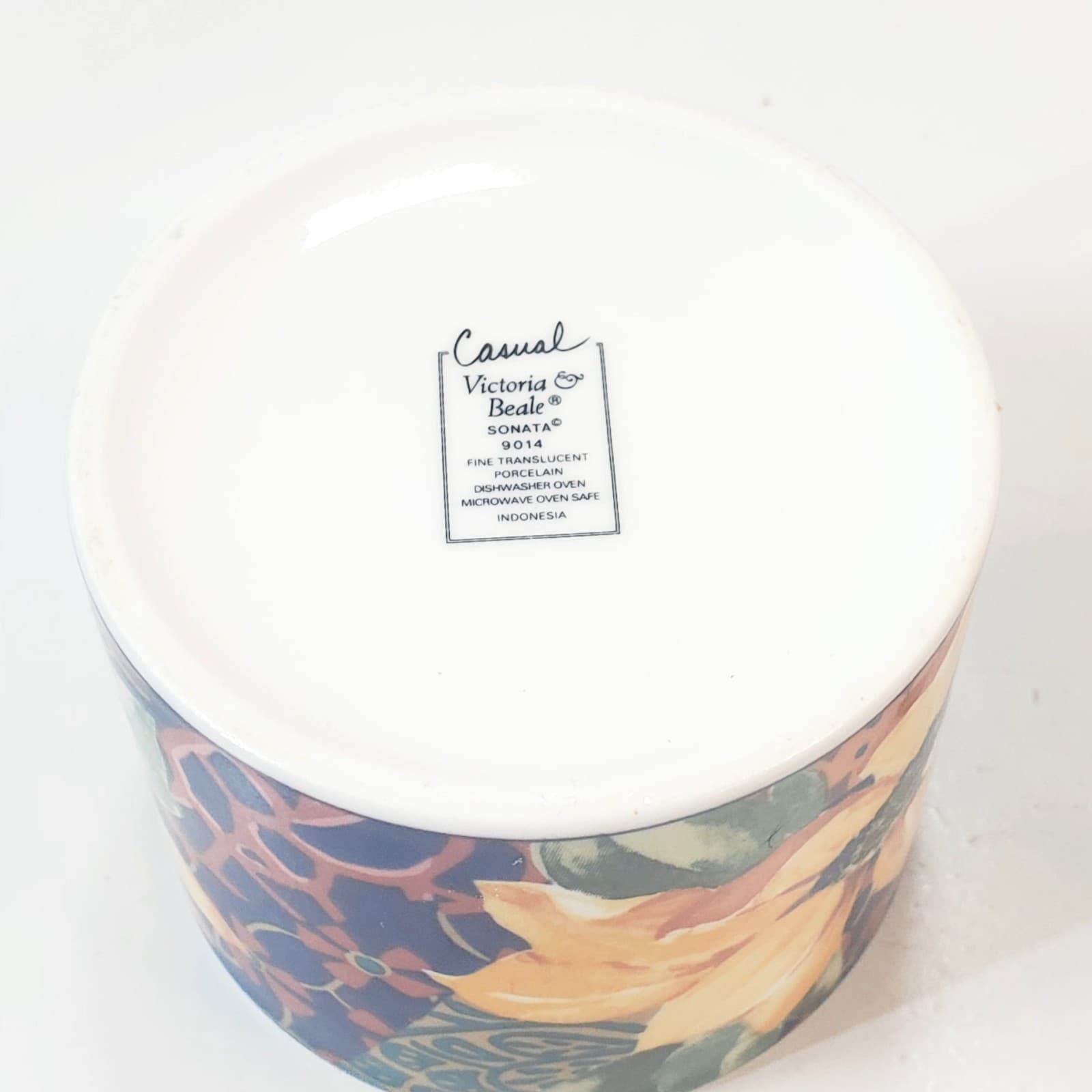 Victoria Beale Casual Accents Sonata 9014 Cream & Sugar Set Sunflower Porcelain - Thumbnail 11