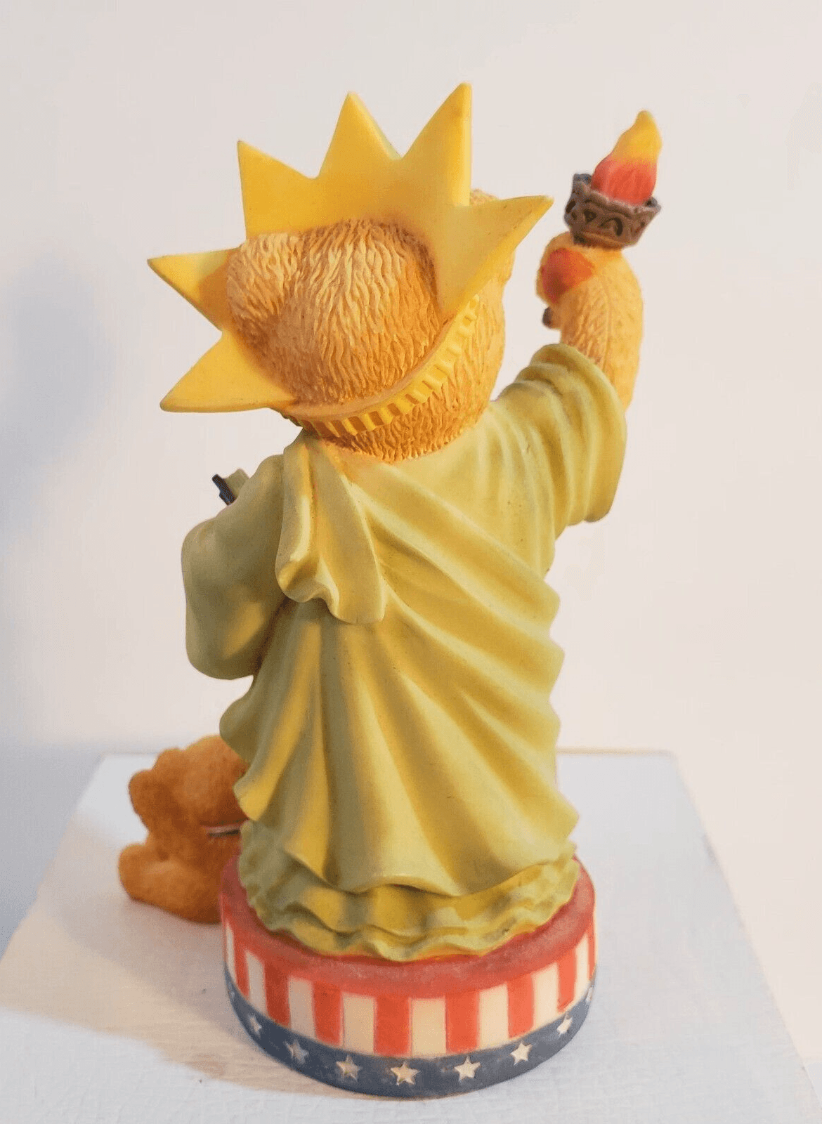 Vintage 1997 Cherished Teddies Libbey My Country Tis Of Thee Figurine - Thumbnail 3