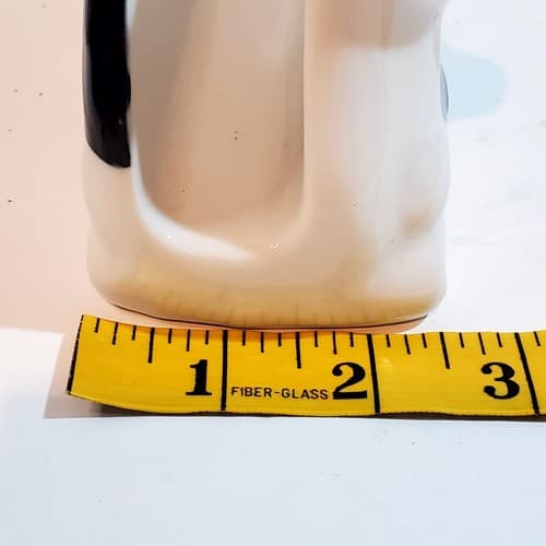 Vintage Henriksen Imports Inc Ceramic Cow Bull Black White Napkin Holder Japan - Thumbnail 10