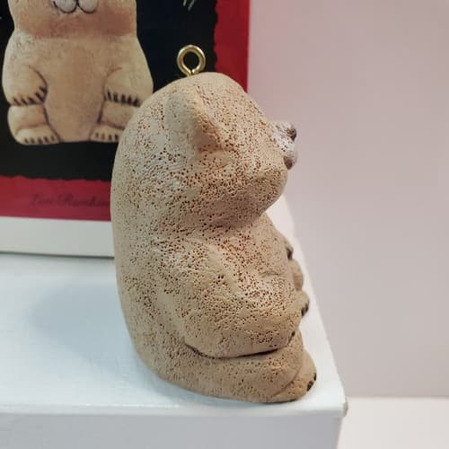 Vtg Hallmark Keepsake Christmas Ornament Lou Rankin Bear 1995 Collectable Gift - Thumbnail 3