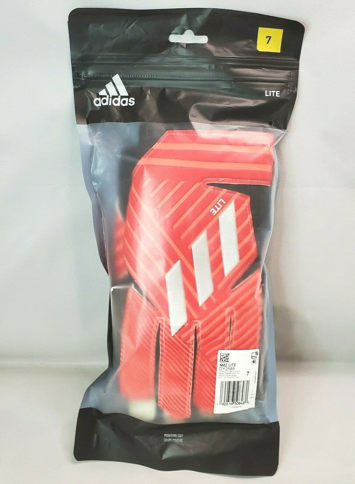 Adidas Soccer NMZ Lite Goalkeeper Gloves DY2589 “Solar Red” Size 7 Positive Cut