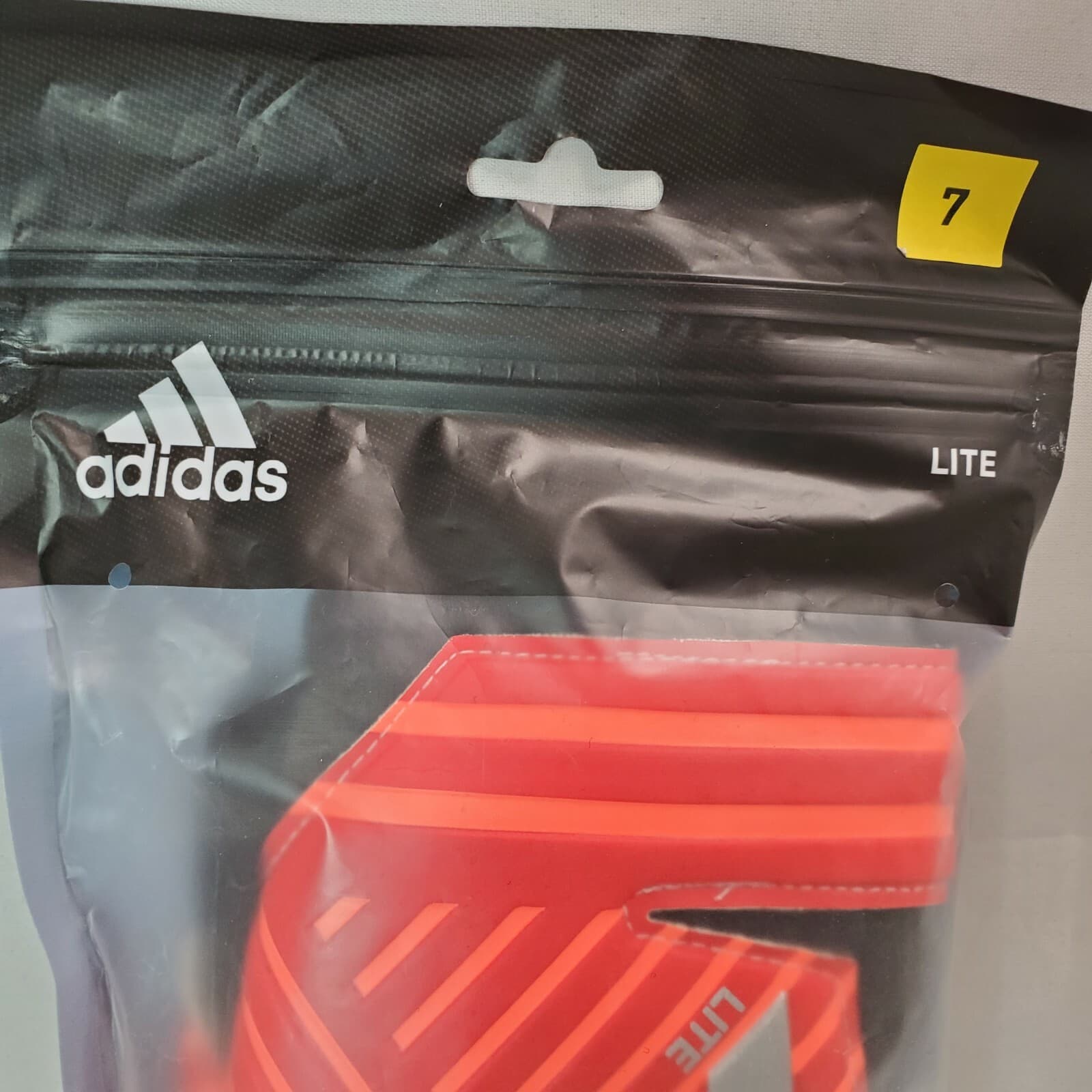 Adidas Soccer NMZ Lite Goalkeeper Gloves DY2589 “Solar Red” Size 7 Positive Cut - Thumbnail 2