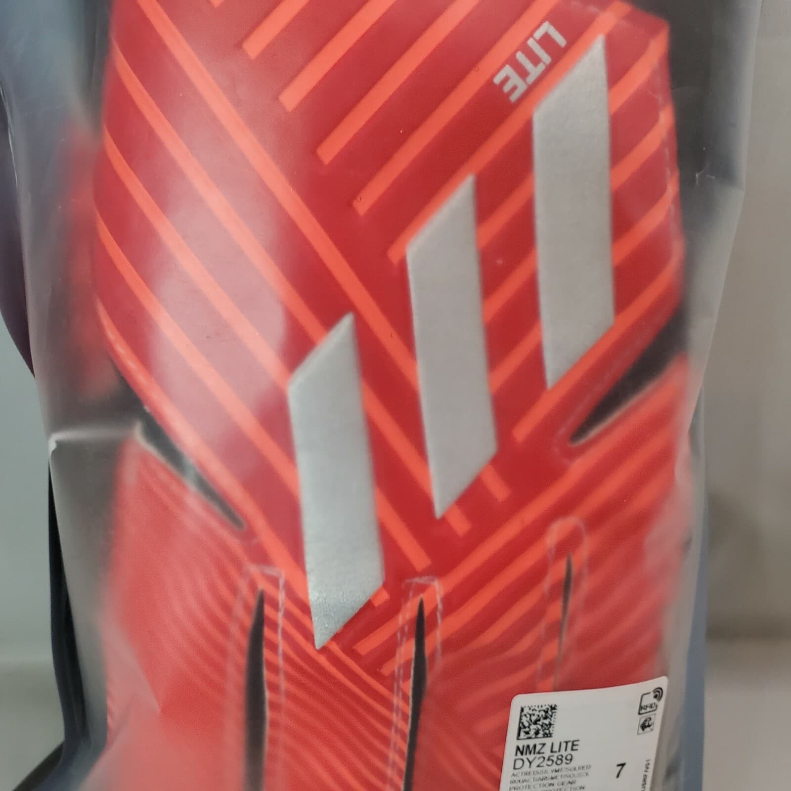 Adidas Soccer NMZ Lite Goalkeeper Gloves DY2589 “Solar Red” Size 7 Positive Cut - Thumbnail 3