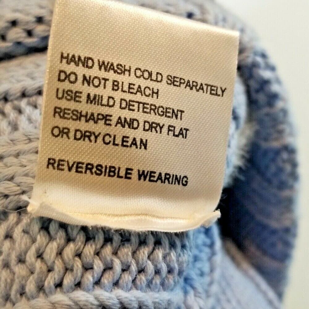 LuLu Reversible Cable Knit & Faux Fur Vest Size Medium Light Blue cable knit NWT - Thumbnail 7