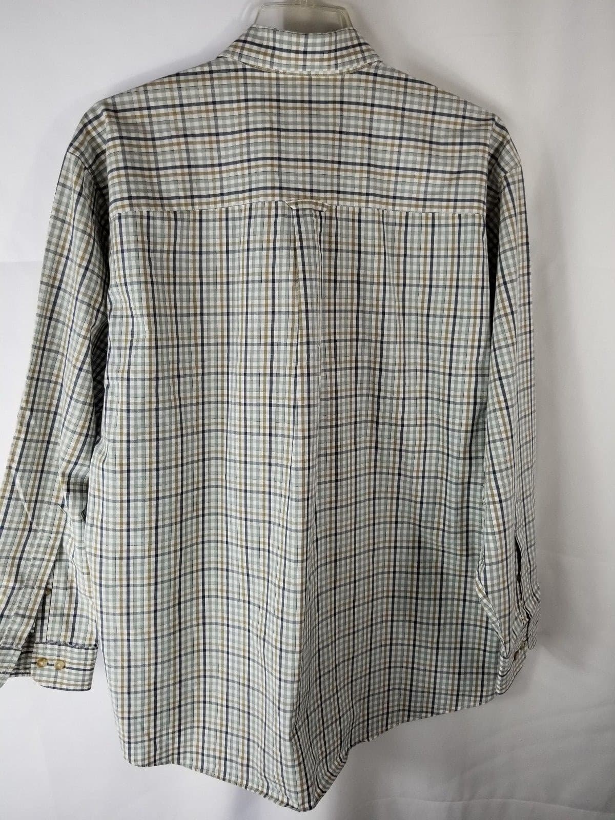 Pendleton Mens Size L Long Sleeve Plaid Shirt Button-Up Casual - Thumbnail 4