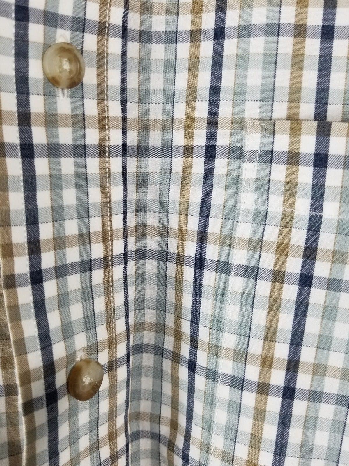 Pendleton Mens Size L Long Sleeve Plaid Shirt Button-Up Casual - Thumbnail 3