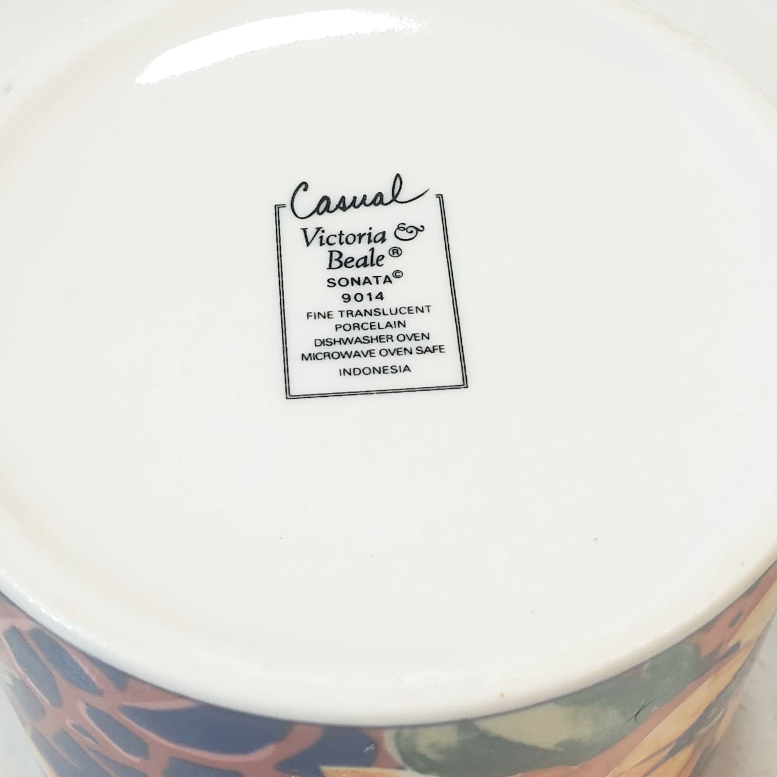 Victoria Beale Casual Accents Sonata 9014 Cream & Sugar Set Sunflower Porcelain - Thumbnail 9