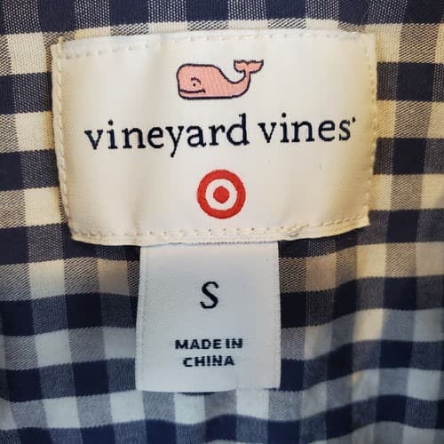 Vineyard Vines for Target Men’s Size Small Checked Button Down Shirt Long Sleeve - Thumbnail 4