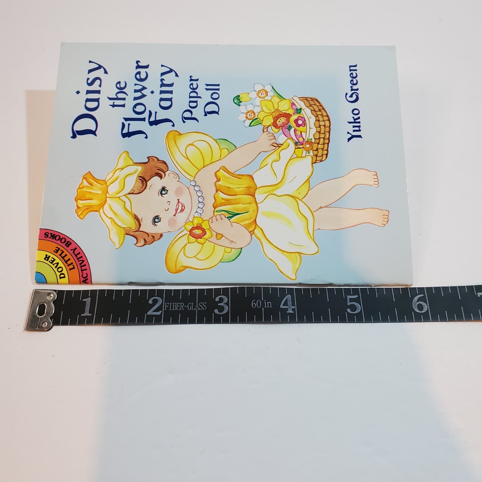 Vintage 2000 Yuko Green Art Uncut Paper Doll Daisy The Flower Fairy 8 Outfits - Thumbnail 7