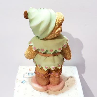 Vintage 1995 Cherished Teddies Robin You Steal My Heart Away Figurine - Thumbnail 5