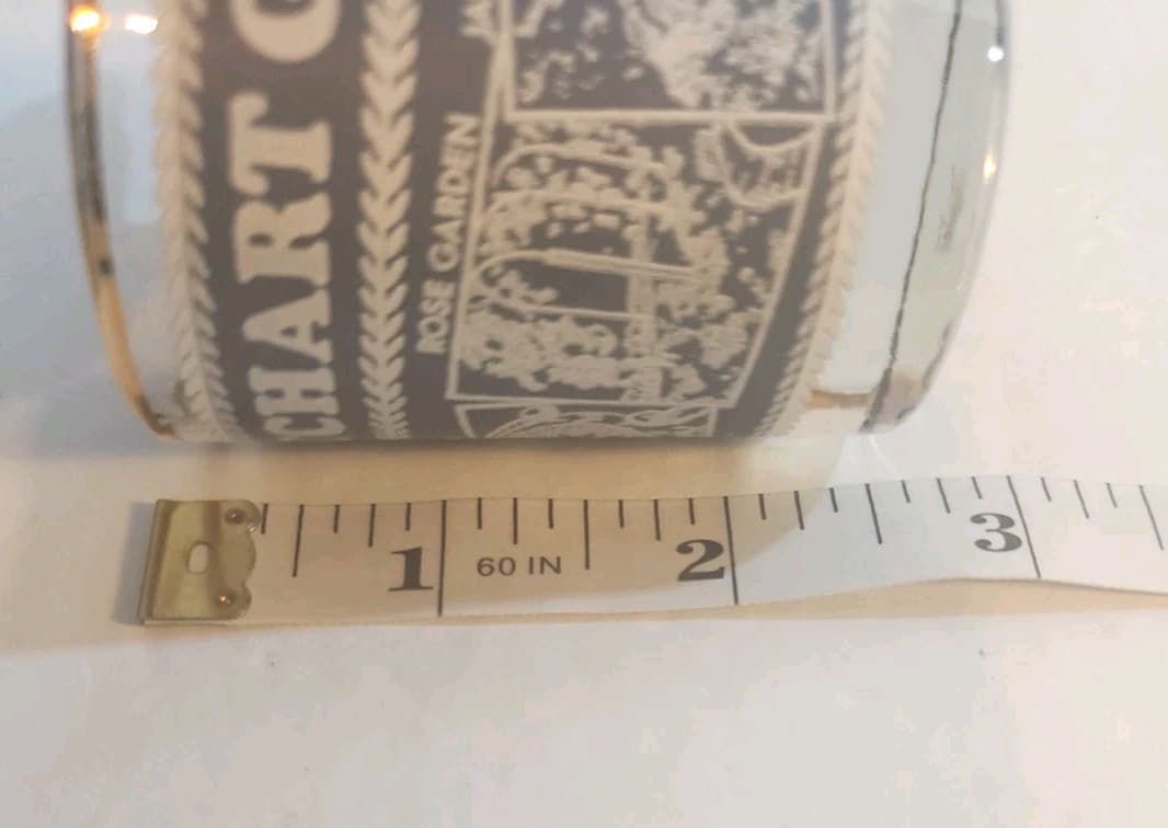 The Butchart Gardens Canada Shot Glass Gold Rim Shooter Jigger Souvenir - Thumbnail 6