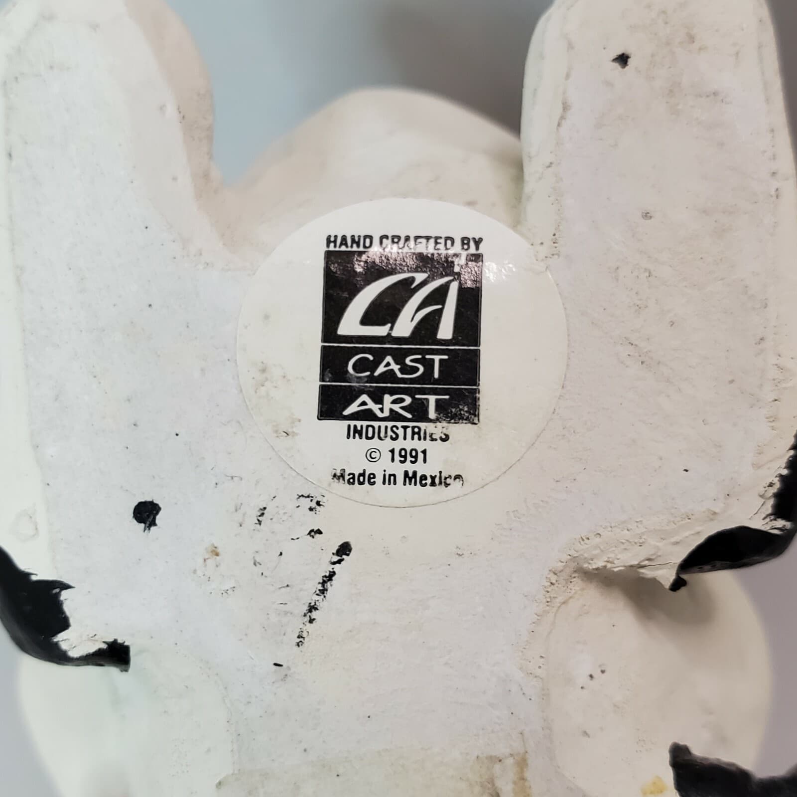 Cast Art Kristin Dreamsicles Black & White Cow Holstein Figure - Thumbnail 5
