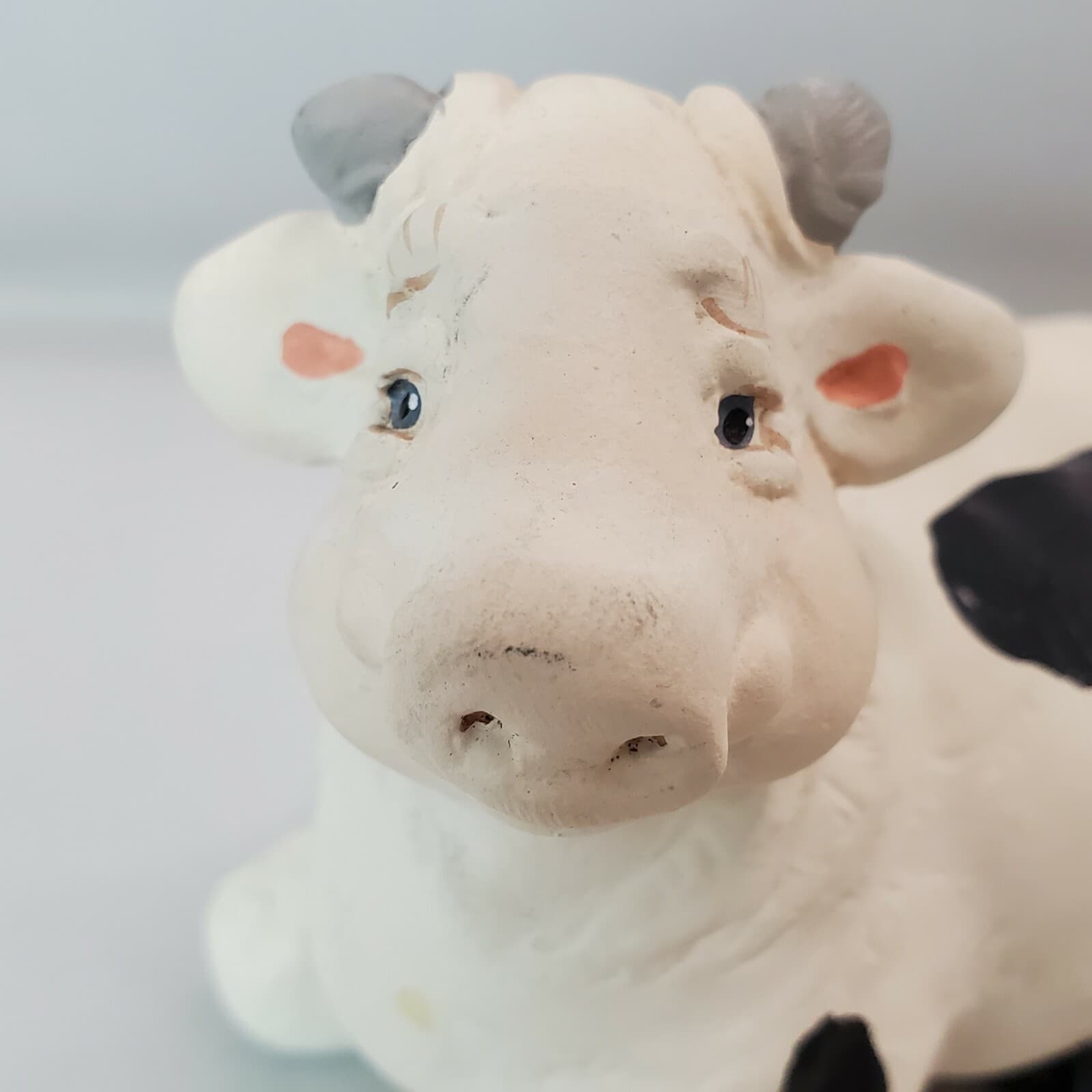 Cast Art Kristin Dreamsicles Black & White Cow Holstein Figure - Thumbnail 2