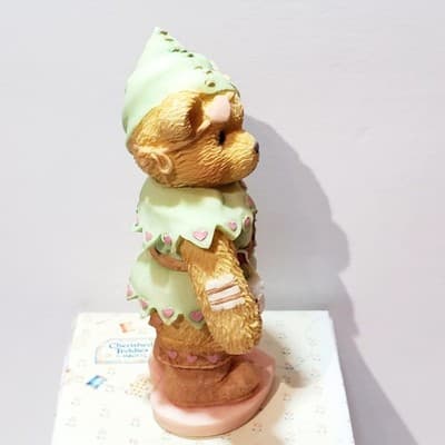 Vintage 1995 Cherished Teddies Robin You Steal My Heart Away Figurine - Thumbnail 4