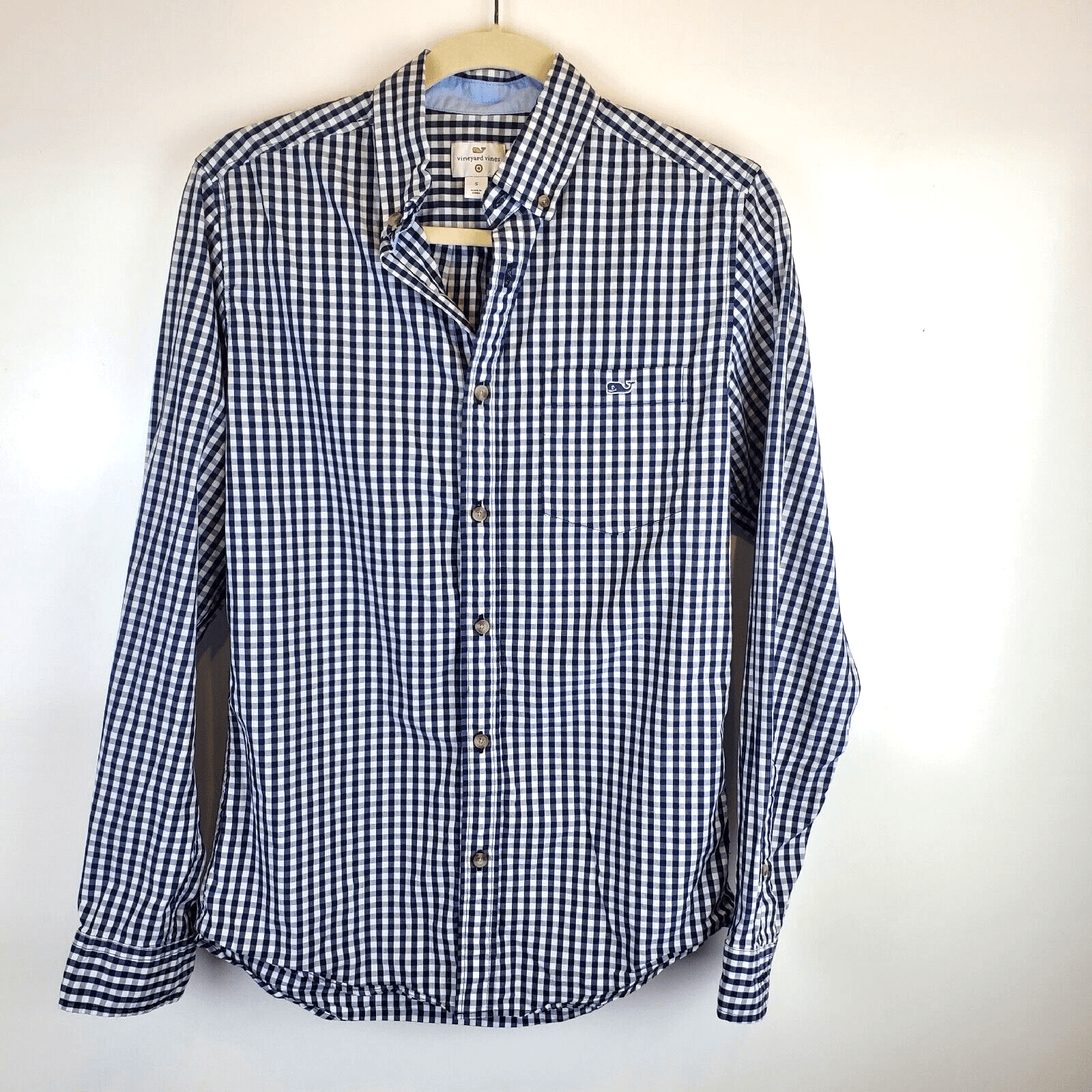 Vineyard Vines for Target Men’s Size Small Checked Button Down Shirt Long Sleeve