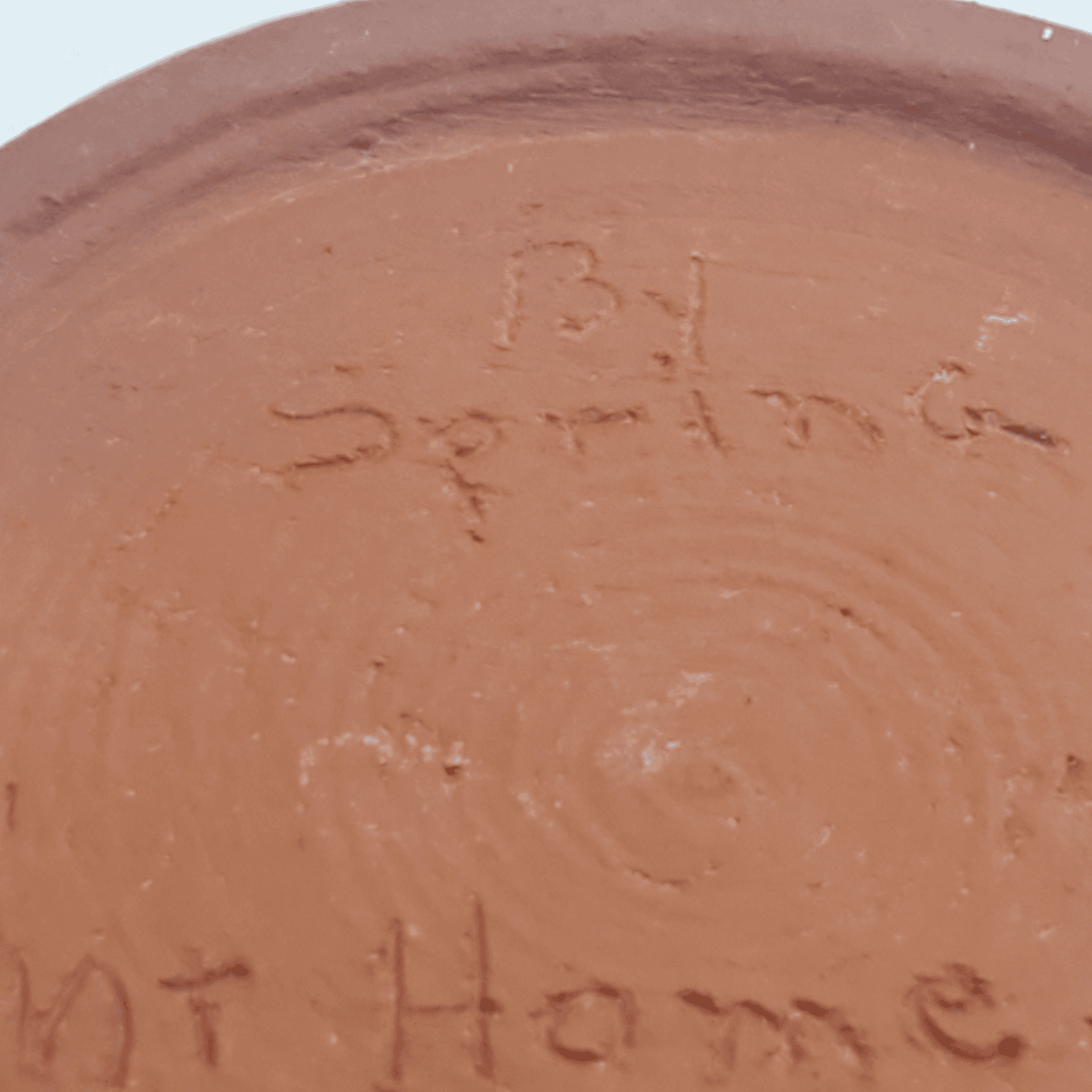 Vintage Artist Signed Studio Pottery Lidded Bowl Jar Mount Home Arkansas - Thumbnail 7