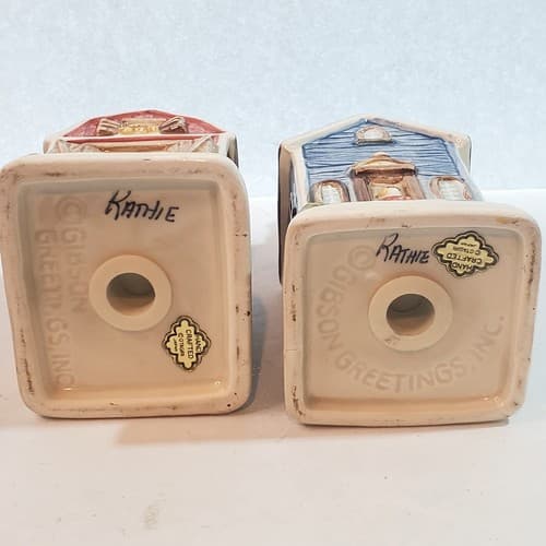 Vintage Gibson Greetings Otagiri Japan Farmhouse Barn Salt & Pepper Shaker Set - Thumbnail 5
