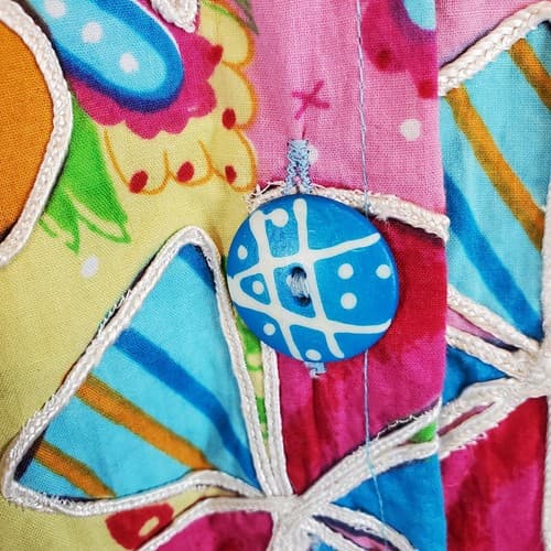 Vintage New Direction Women’s Colorful Button Up Embroidered Shirt Jacket Sz M - Thumbnail 3