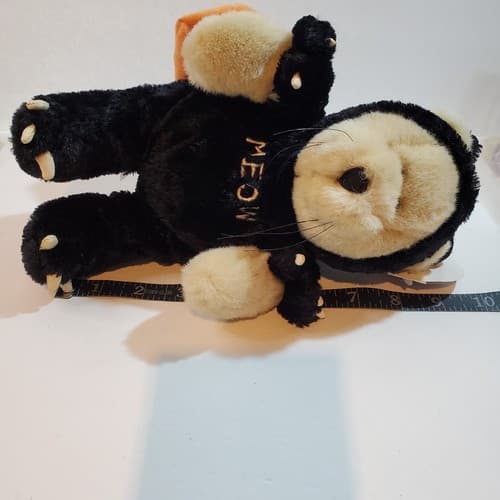 Vtg Starbucks Bearista Bear Plush 2002 Halloween Black Cat Glow Costume Pumpkin - Thumbnail 12