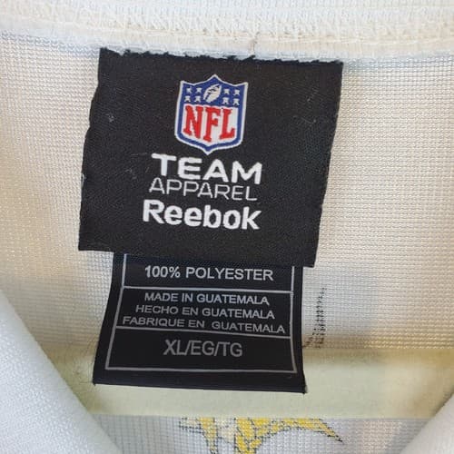 REEBOK Minnesota Vikings Brett Favre 4 Football Jersey Size XL Team Apparel - Thumbnail 4