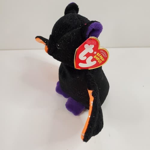 TY Beanie Baby SCAREM the Halloween Bat 5 inch Stuffed Animal Toy w/ Tag - Thumbnail 3