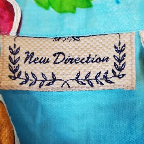 Vintage New Direction Women’s Colorful Button Up Embroidered Shirt Jacket Sz M - Thumbnail 4