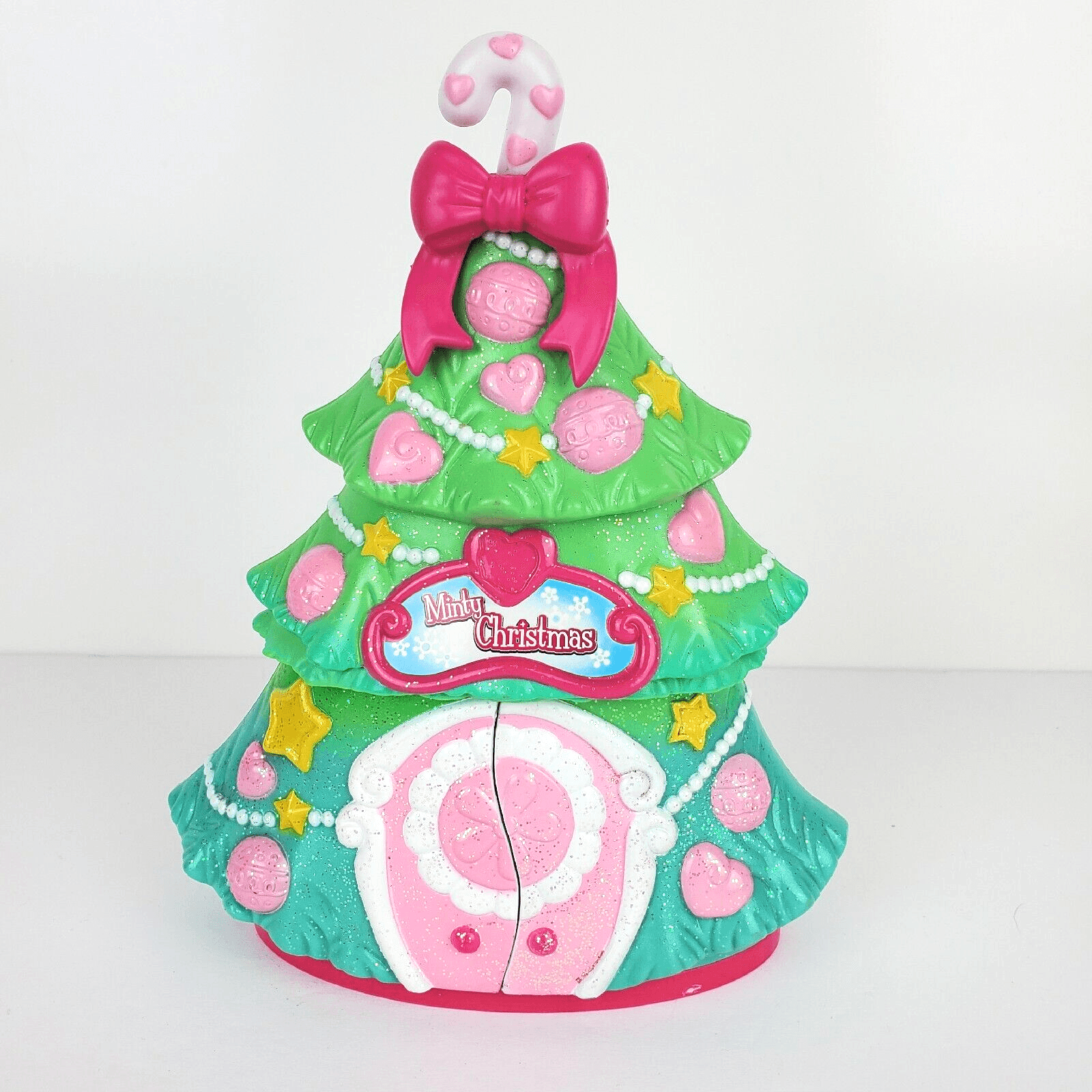Hasbro 2006 My Little Pony A Very Minty Christmas Tree Pop-Up Playset ONLY 7.5"