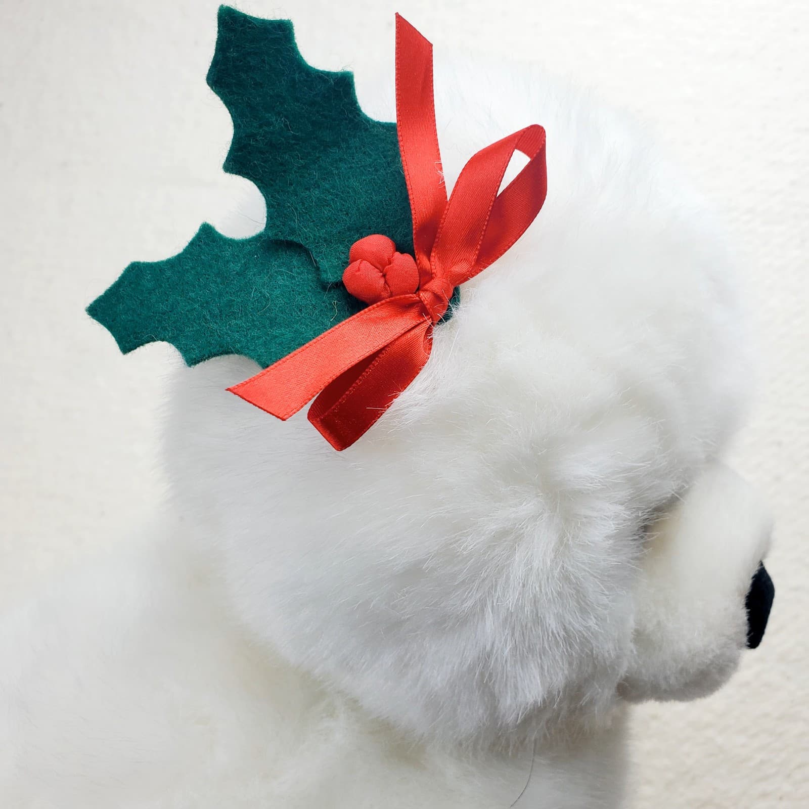 Gund 1993 White Seal Fashion Bug Exclusive 14” Plush Toy Stuffed Animal Holly - Thumbnail 3