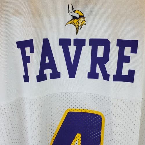 REEBOK Minnesota Vikings Brett Favre 4 Football Jersey Size XL Team Apparel - Thumbnail 8