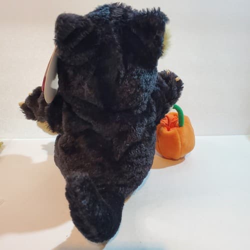 Vtg Starbucks Bearista Bear Plush 2002 Halloween Black Cat Glow Costume Pumpkin - Thumbnail 7