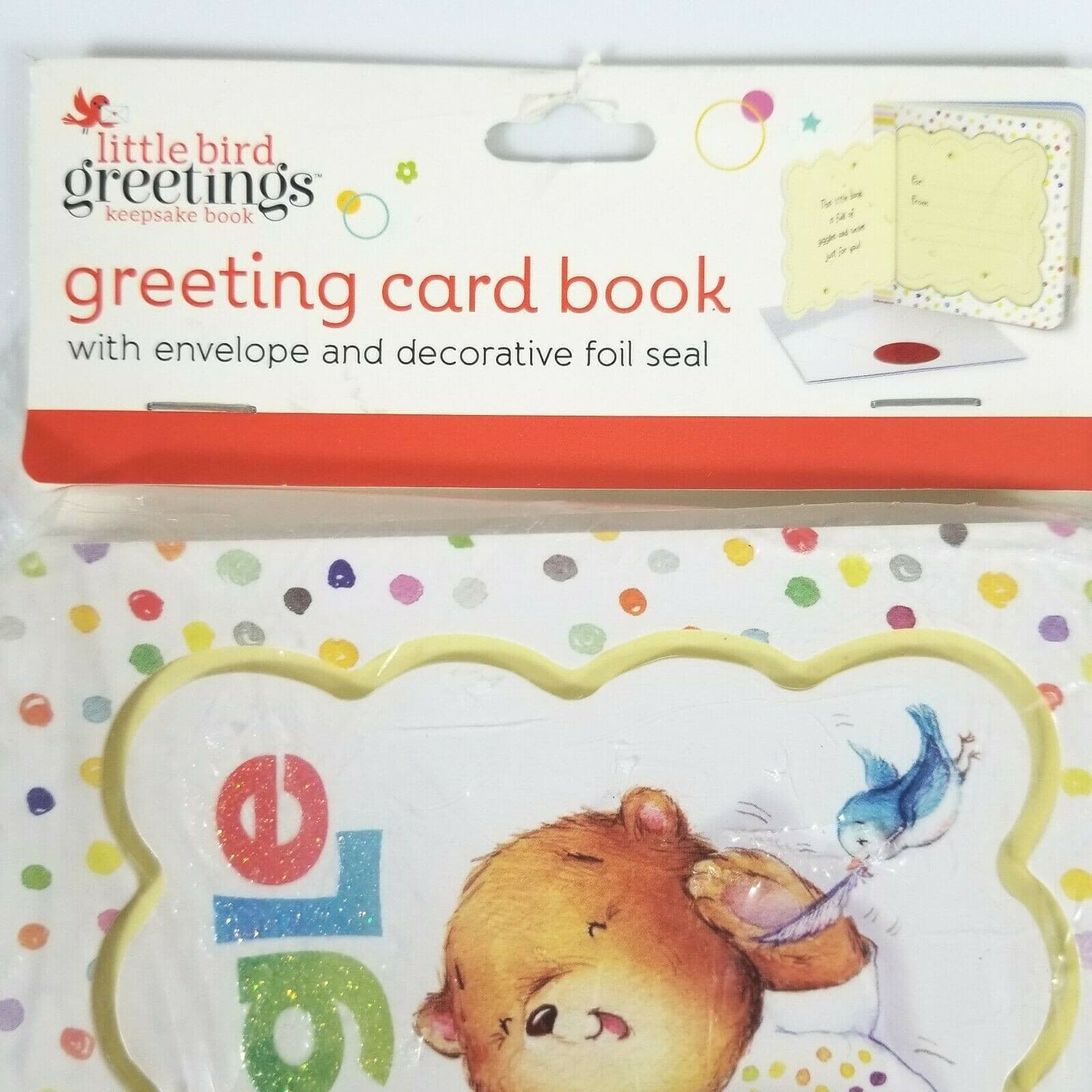 Giggle : Greeting Card Book With Envelope and Decorative Foil Seal, Hardcover - Thumbnail 2