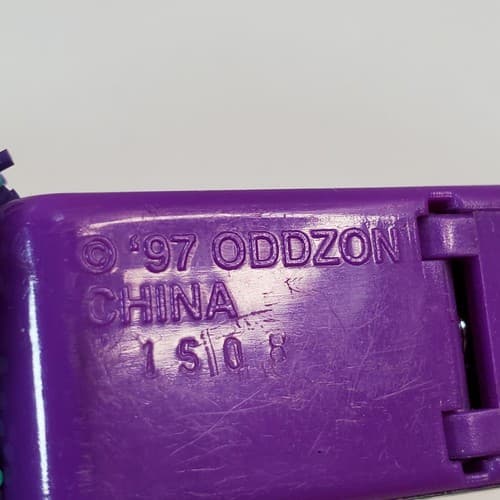 Vintage KOOSH Ball Pencil Sharpener Blue-Green Purple 1997 Oddzon - Thumbnail 6