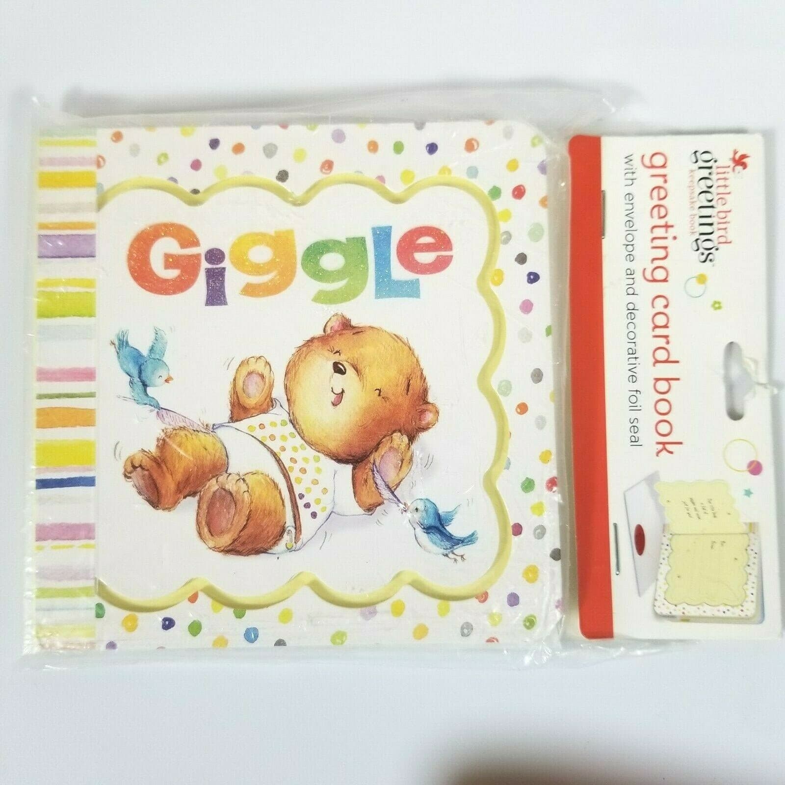 Giggle : Greeting Card Book With Envelope and Decorative Foil Seal, Hardcover