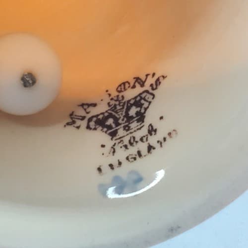 Vintage Mason's Ironstone China Nabob Floral Dinner Bell Made In England - Thumbnail 7