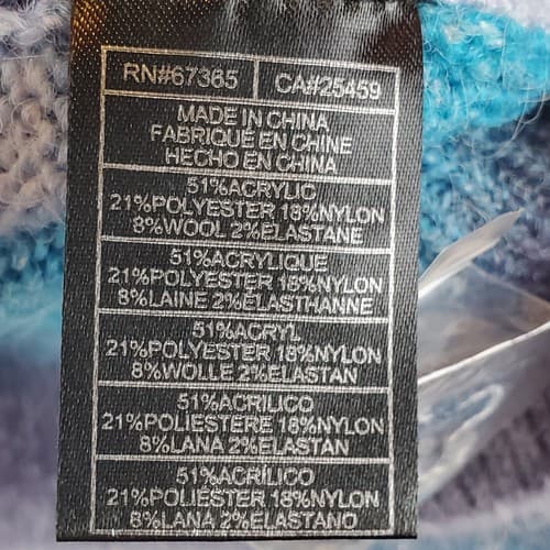 BB Dakota Steve Madden Ladies Size Small Blue Gray Ombre Fuzzy Sweater NEW - Thumbnail 5