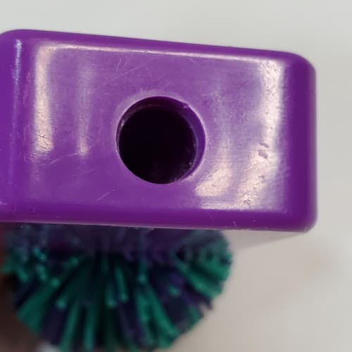 Vintage KOOSH Ball Pencil Sharpener Blue-Green Purple 1997 Oddzon - Thumbnail 4