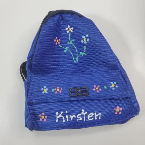 Vintage American Girl Kirsten Bookbag Backpack 1991 Flowers